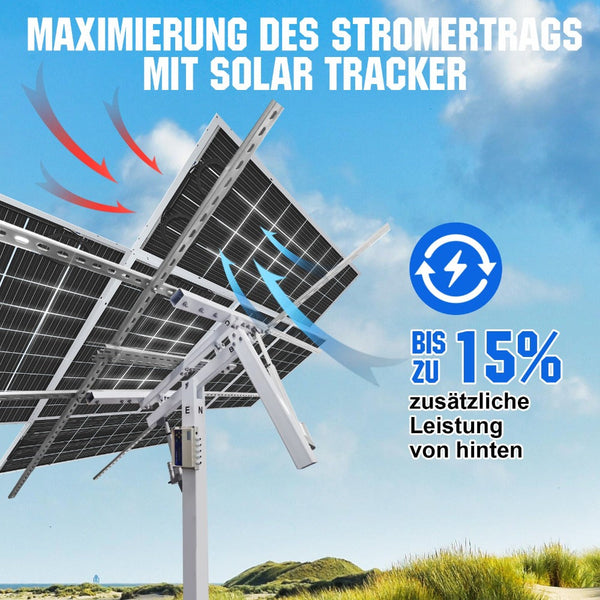 Bifaziale 195Wp 12V Solarmodul Monokristallin