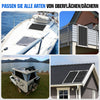 130Wp 12V Flexibles Solarmodul Monokristallin