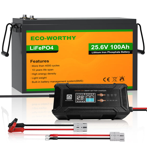 24V 100Ah LiFePO4 Lithium Batterie