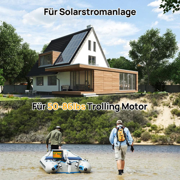 12V 100Ah LiFePO4 Lithium Batterie mit Untertemperaturschutz