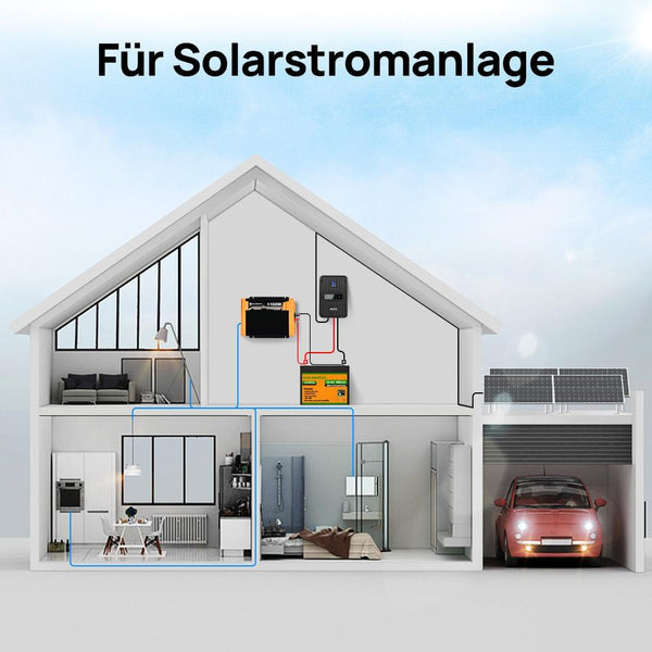 12V 100Ah LiFePO4 Lithium Batterie mit Untertemperaturschutz