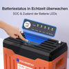 12V 100Ah LiFePO4 Lithium Batterij met Bluetooth en WiFi, Onderkoelingsbescherming
