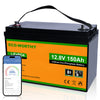 12V 150Ah LiFePO4 Lithium batterie mit Bluetooth