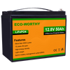 12V 50Ah LiFePO4 Lithiumbatterij