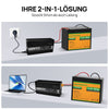 14,6V 25A LiFePO4 Lader met 600W Omvormer 12V tot 230V voor Accu