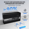 14,6V 25A LiFePO4 Lader met 600W Omvormer 12V tot 230V voor Accu
