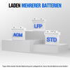 20A 12V/24V intelligentes Batterieladegerät mit LCD-Display für die meisten Batterien