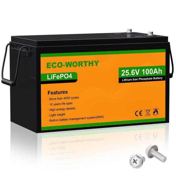 24V 100Ah LiFePO4 Lithium Batterie