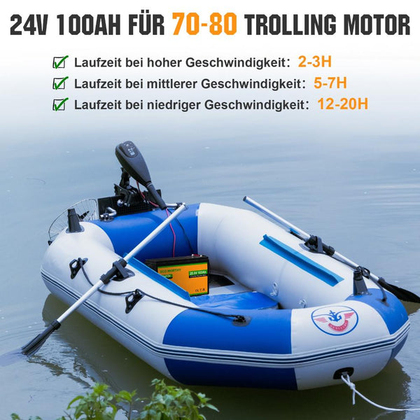 24V 100Ah LiFePO4 Lithium Batterie