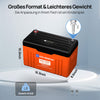 24V 100Ah LiFePO4 Lithiumbatterij met Bluetooth en ondertemperatuurbescherming