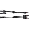 Photovoltaik Y-Verteiler 4mm² mit MC4 Stecker MFF&FMM