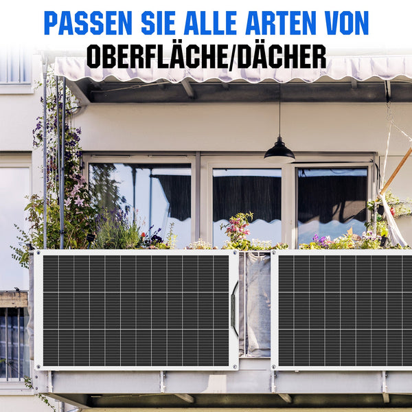 130Wp 12V Flexibles Solarmodul Monokristallin