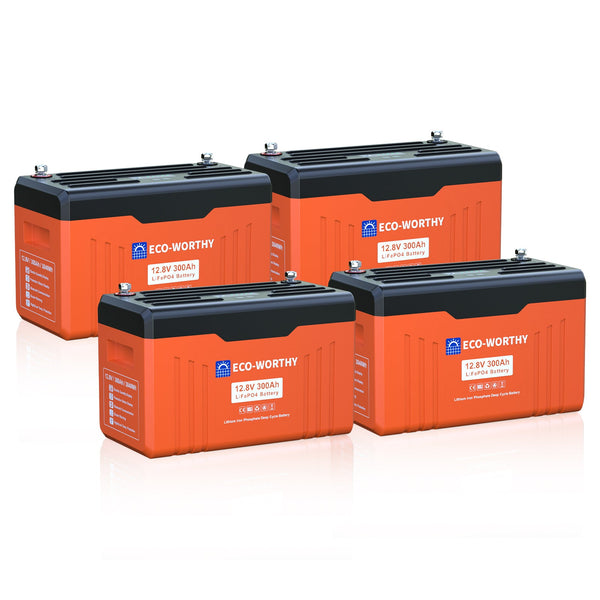 12V 300Ah LiFePO4 Lithiumbatterij met Bluetooth en ondertemperatuurbescherming