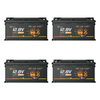 Lithink 12V 140Ah H190 LiFePO4-accu met Bluetooth & zelfverwarming, 200A BMS – DIN H8 voor onder de stoel in camper