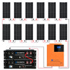48V 2340W (12 x Bifazial 195 W) Komplettes MPPT-Off-Grid-Solarkit