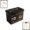 Lithink 12V 334Ah Mini Pro LiFePO4-accu met EVE-cellen LF334, 300A BMS, Bluetooth & zelfverwarming – voor trollingmotor, camper & zonnepaneelinstallatie
