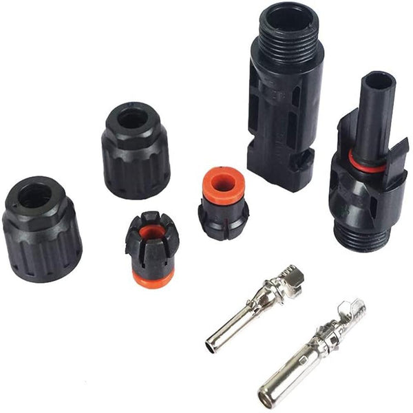 2x 5m Solarkabel 4mm² mit MC4 Stecker für Solaranlage