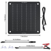 5Wp 10Wp Tragbares Solar-Erhaltungsladegerät für 12V-Batterien in Auto & Boot