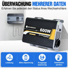 600W 12V Zonne-omvormer Zuivere Sinus DC 12V AC 230V