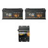 Lithink 12V 100Ah H190 LiFePO4-accu met Bluetooth & zelfverwarming, 120A BMS – DIN H8 voor onderstoel in camper