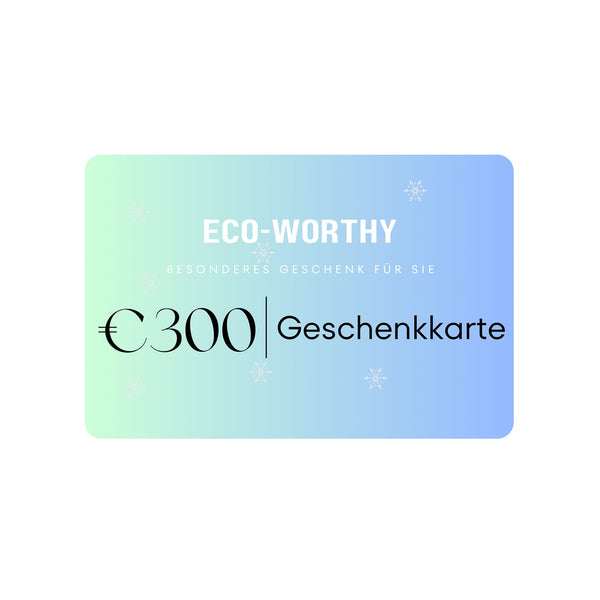 ECO-WORTHY Cadeaubon