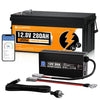 12V 280Ah LiFePO4 Lithium Batterie mit Bluetooth und Untertemperaturschutz