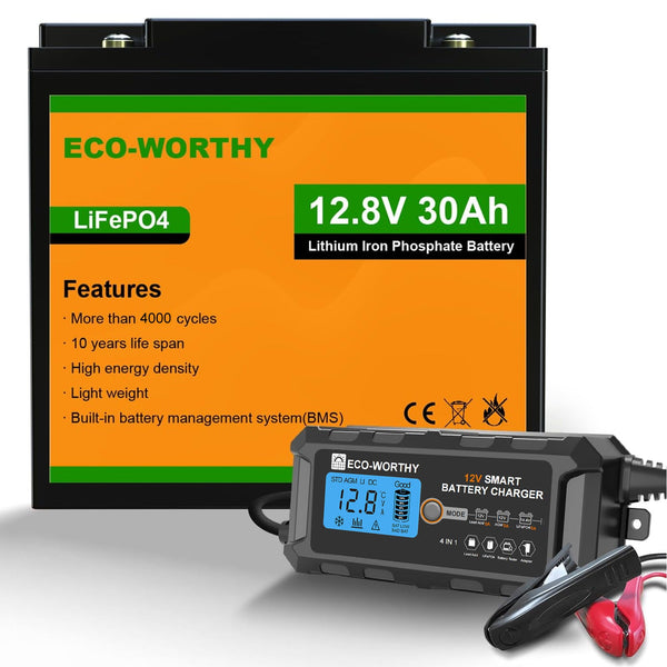 12V 30Ah LiFePO4 Lithium Batterij