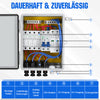 4-saitige PV-Kombinationsbox mit 4*10A Leistungsschaltern für Solaranlage