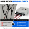 6-polige PV-combinatiedoos met 6*10A schakelaars voor zonne-installatie