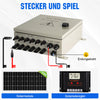 6-polige PV-combinatiedoos met 6*10A schakelaars voor zonne-installatie