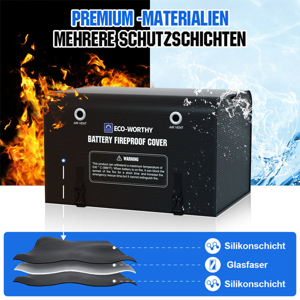 Feuerfeste sichere Tasche für Lipo-Akkus