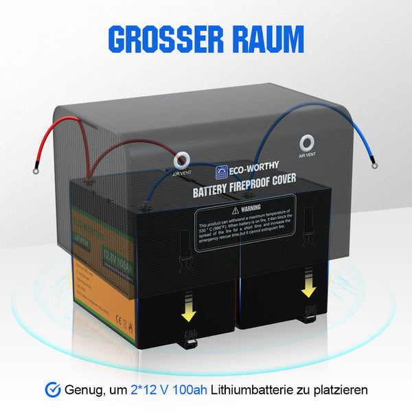 Feuerfeste sichere Tasche für Lipo-Akkus