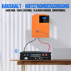 Notstrom-Set 5,12 kWh/10,24 kWh mit 48V 100AH Lithiumbatterie und 5000W All-in-One-Wechselrichter