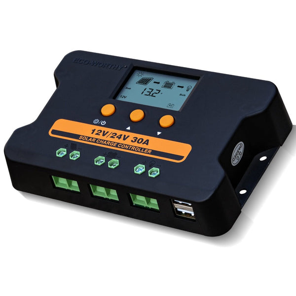Verbeterde PWM Solarladeregler 30A 12V/24V