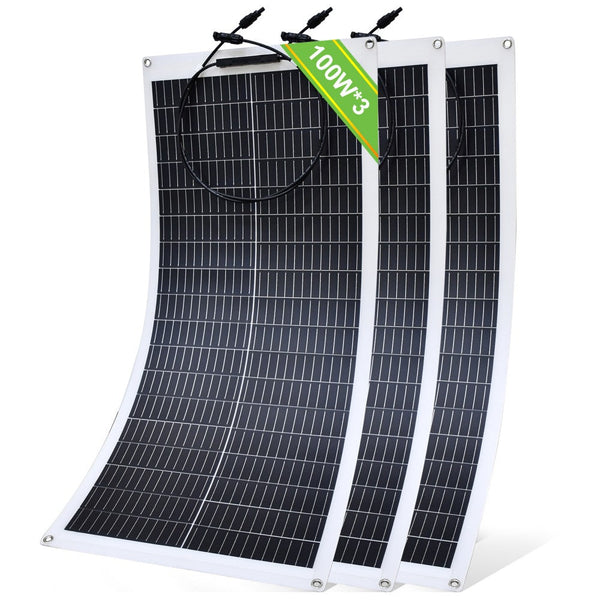 100Wp 12V Flexibles Solarmodul Monokristallin