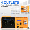 1100W 12V Solar Wechselrichter Reiner Sinus DC 12V AC 220V