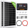 120Wp 240Wp 12V Komplettset Solaranlage mit 0,6kWh Lithium Speicher+600W Wechselrichter