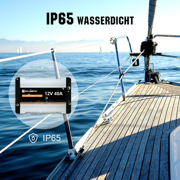 12V 20A & 40A MPPT DC Zu DC Batterieladegerät Für 12V LiFePO4, Blei-Säure, SLA, Gel, AGM Und Calcium-Batterien