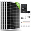 680Wp 12V (4x170Wp) Komplettset MPPT Solaranlage mit 2,4kWh Lithium Speicher+2kW Wechselrichter