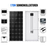 680Wp 12V (4x170Wp) Komplettset MPPT Solaranlage mit 2,4kWh Lithium Speicher+2kW Wechselrichter