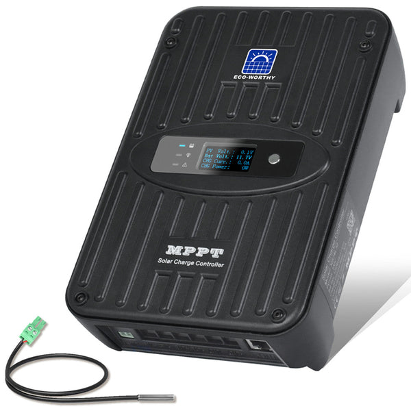 680Wp 12V (4x170Wp) Komplettset MPPT Solaranlage mit 2,4kWh Lithium Speicher+2kW Wechselrichter