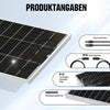 Bifaziale 120Wp 12V Solarmodul Monokristallin