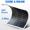 130Wp 12V Flexibles Solarmodul Monokristallin