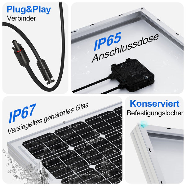 170Wp 12V Zonnepaneel Monokristallin