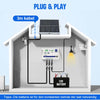 25Wp 12V Zonnepaneel Monokristallijn Onderhoudsoplaadkit