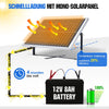 25Wp 12V Zonnepaneel Monokristallijn Onderhoudsoplaadkit