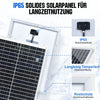 25Wp 12V Solarmodul Monokristallin Erhaltungsladegerät Kit