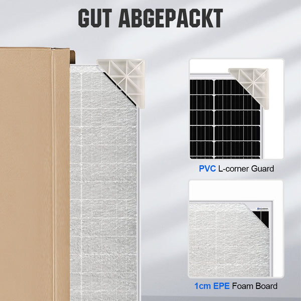 340Wp 12V Komplettset Solaranlage mit 40A MPPT DC Zu DC Batterieladegerät