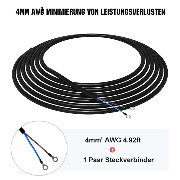 Batterie-zu-Controller-Tray-Kabel mit Batterieringen