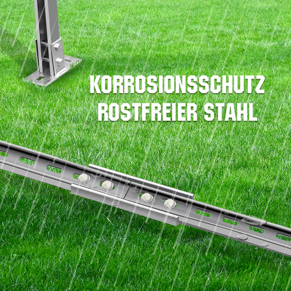 Verstellbare mehrteilige Solarmodul Montagehalterungen für 1-4 Stück Solarmodule